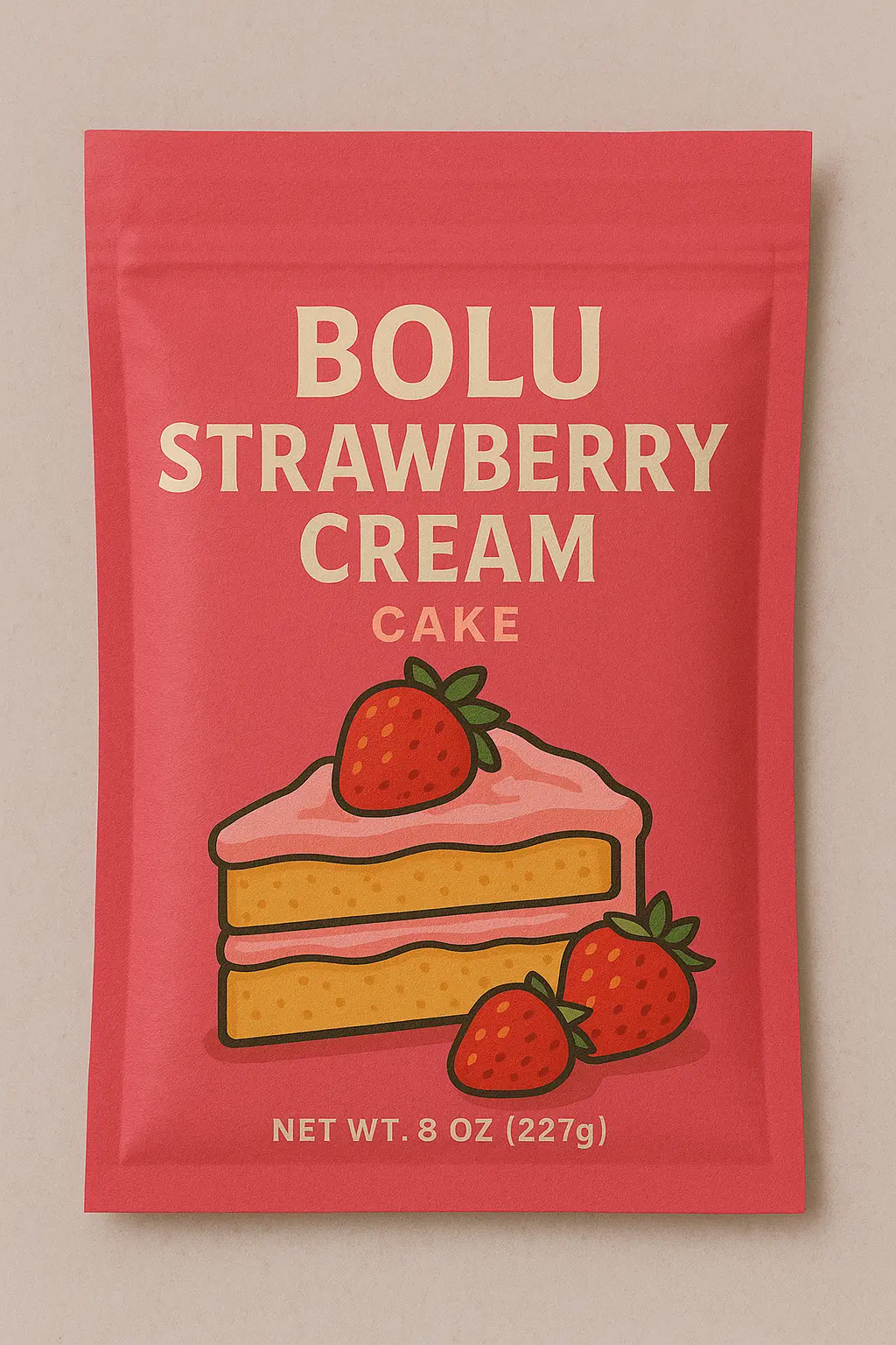 Bolu Strawberry Cream
